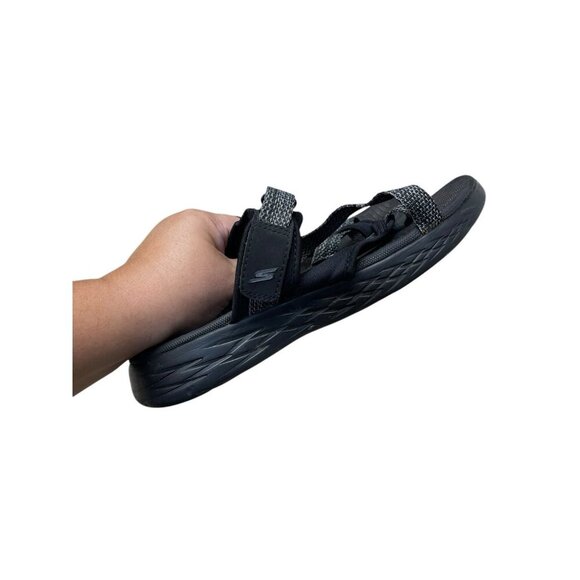 Skechers Performance Women's on the Go 600 Glow Sport Sandal Black Gray Size 9 - Picture 5 of 8